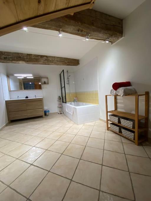 Gite A La Ferme Avec Jacuzzi Et Sauna Villefloure Dış mekan fotoğraf
